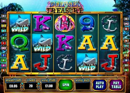 Big Catch Deep Sea Treasure slot poster